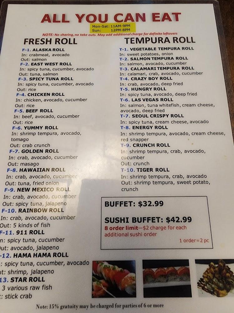 Seoul Sushi Menu image 4